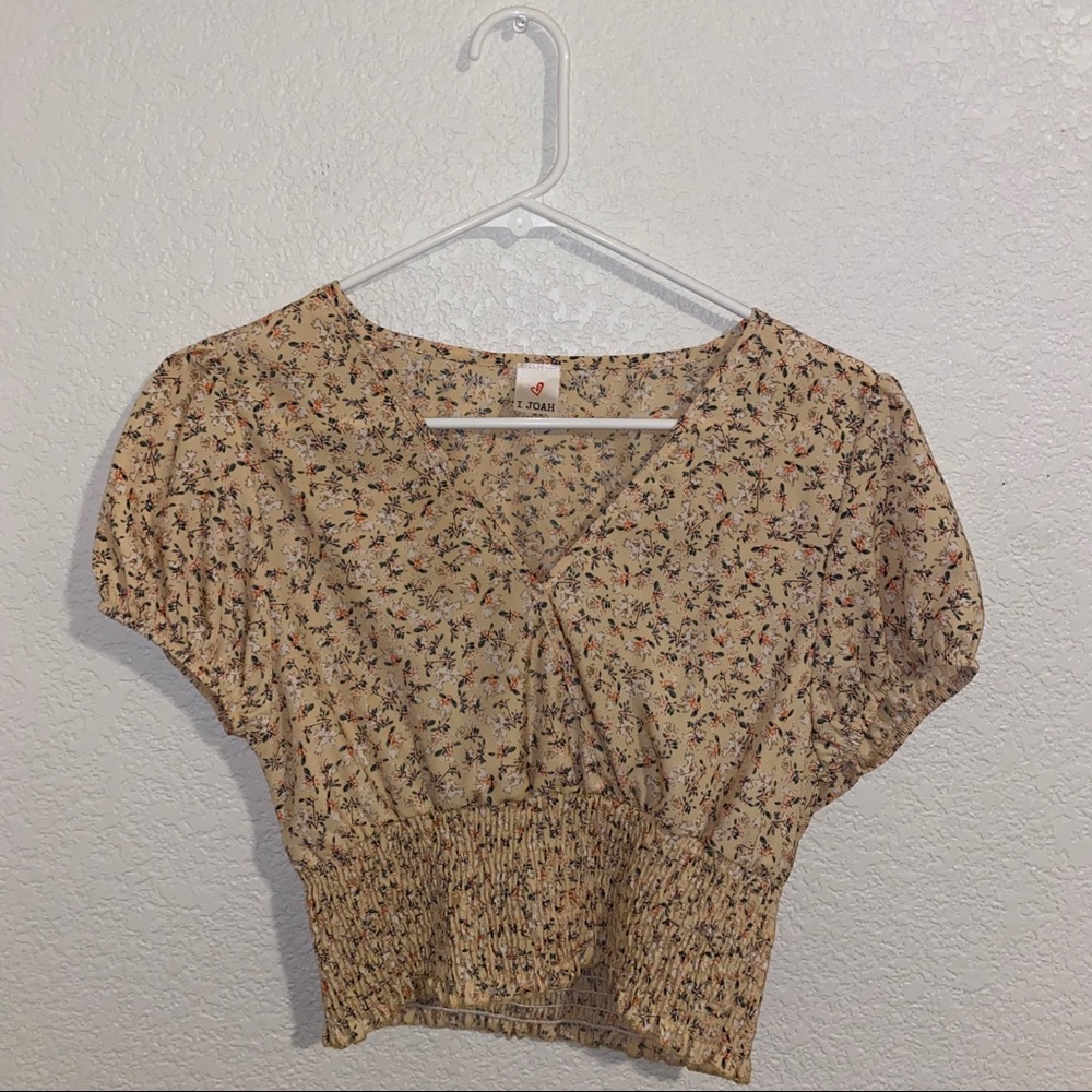 Two floral tops